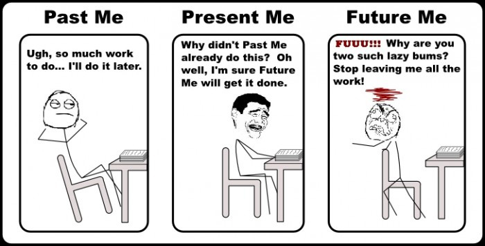 Past Me - Present Me - Future Me - Homework