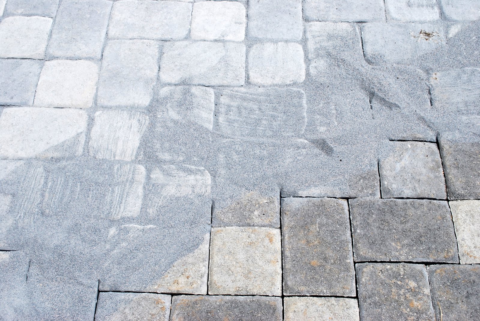 In the Little Yellow House Patio Building Filling the Gaps