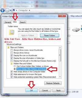 Show Hidden Files di Flashdisk Show Hidden Files di Flashdisk