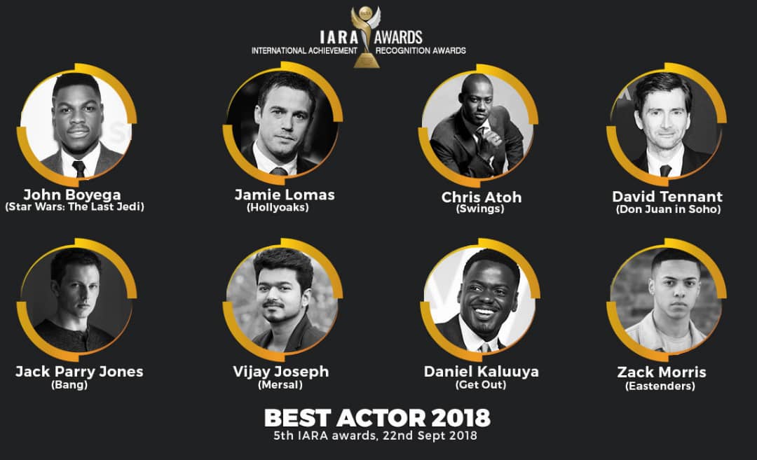 Winners of IARA Awards announced today David Tennant nominated for