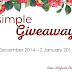 Simple giveaway by Licha