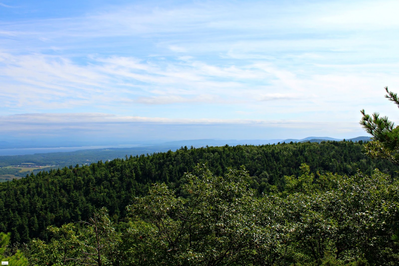 The Top of Rattlesnake Mountain in the Adirondack Mountains // New York
