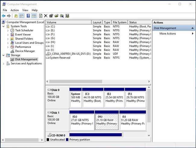 Cara Merubah Format Partisi Raw Ke Ntfs Pemanges