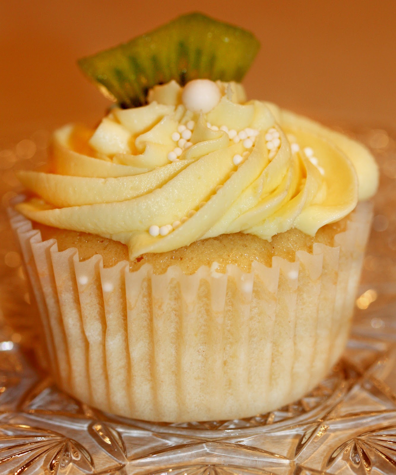 Sprinkle Charms Lemon Cupcakes with Lemon Butter Cream Frosting