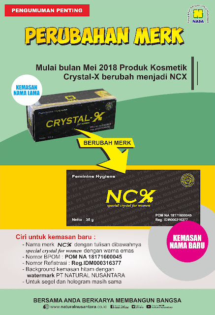 NCX Nama Baru Crystal X NCX Nama Baru Crystal X