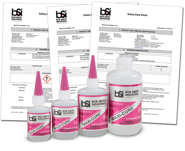 Adhesive SDS - Safety Data Sheet - BSI Adhesives