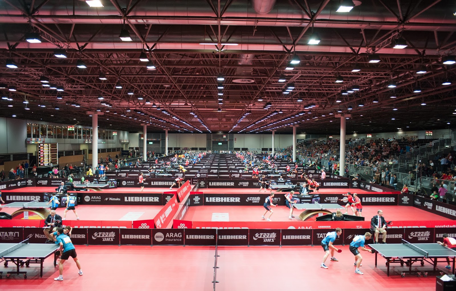 Mundial de Tênis de Mesa 2017 Dia 2 Surto Olímpico