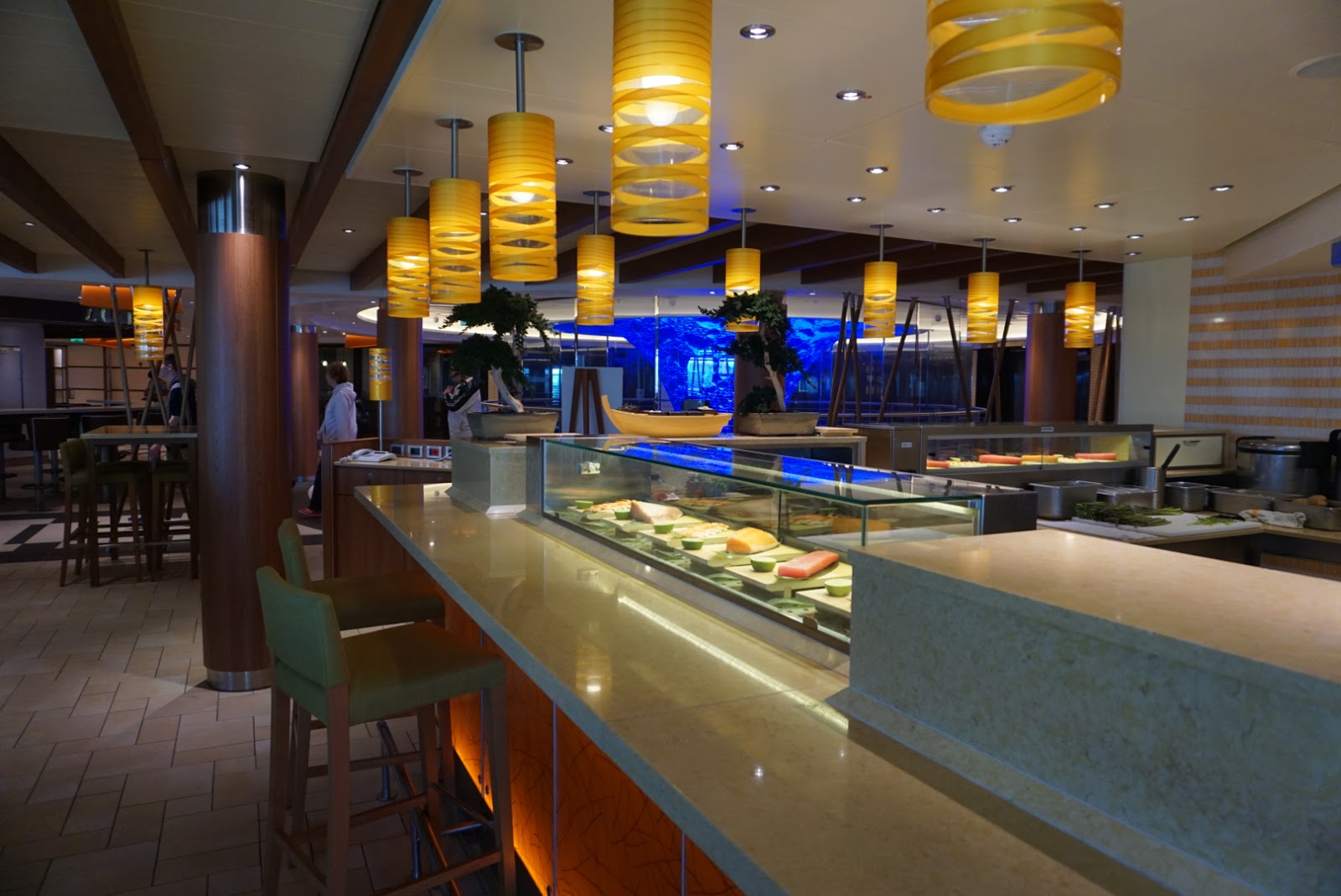 Ramen at Sea! Dining at Bonsai Sushi, Carnival Vista I Run For Wine