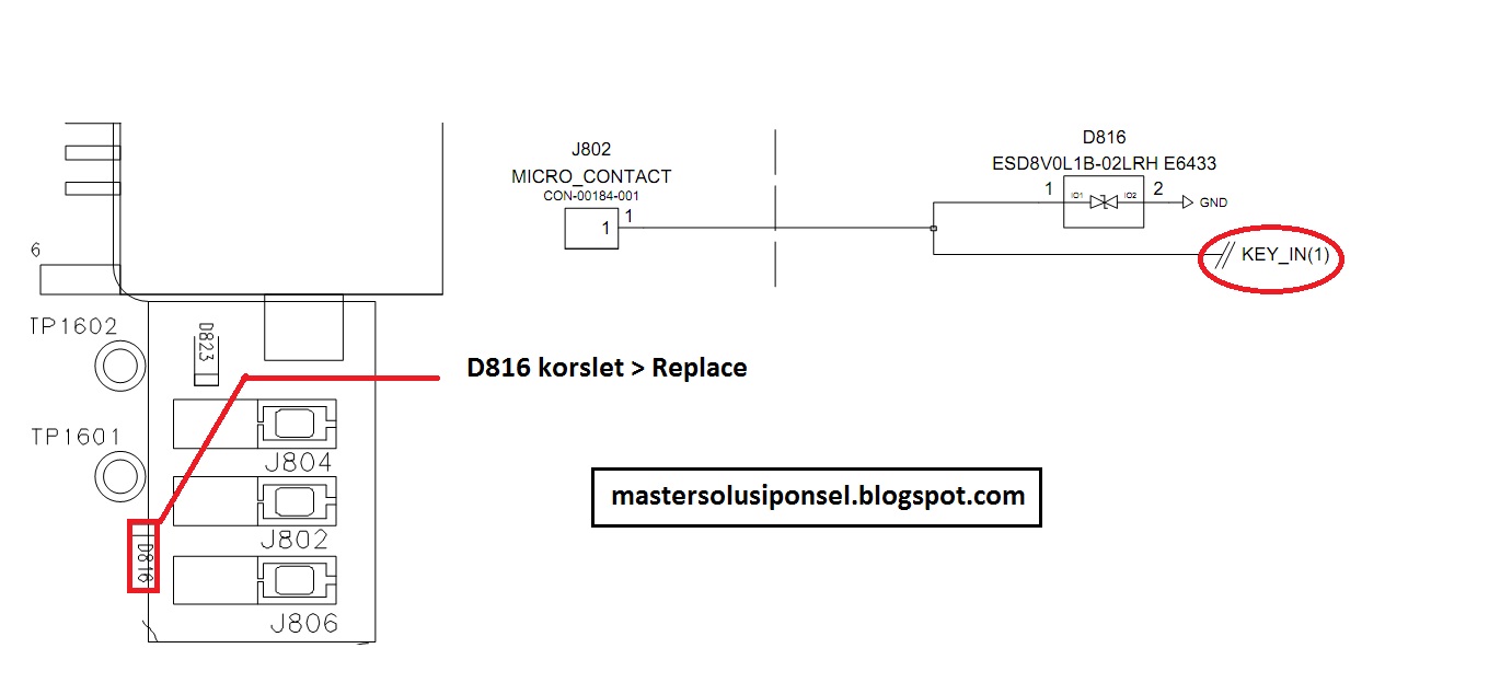 Cara repair keypad Blackberry Bold 9000 ( 2 ) master