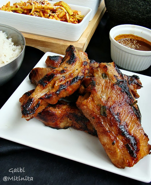 Retete coreene : Galbi (sau Kalbi) - Coaste de porc pe gratar
