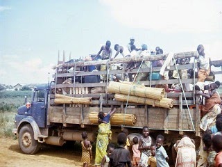 Refugees from Angola returning home. Refugees from Angola returning home.