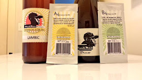 BlackMan Yeast samples and homebrew.