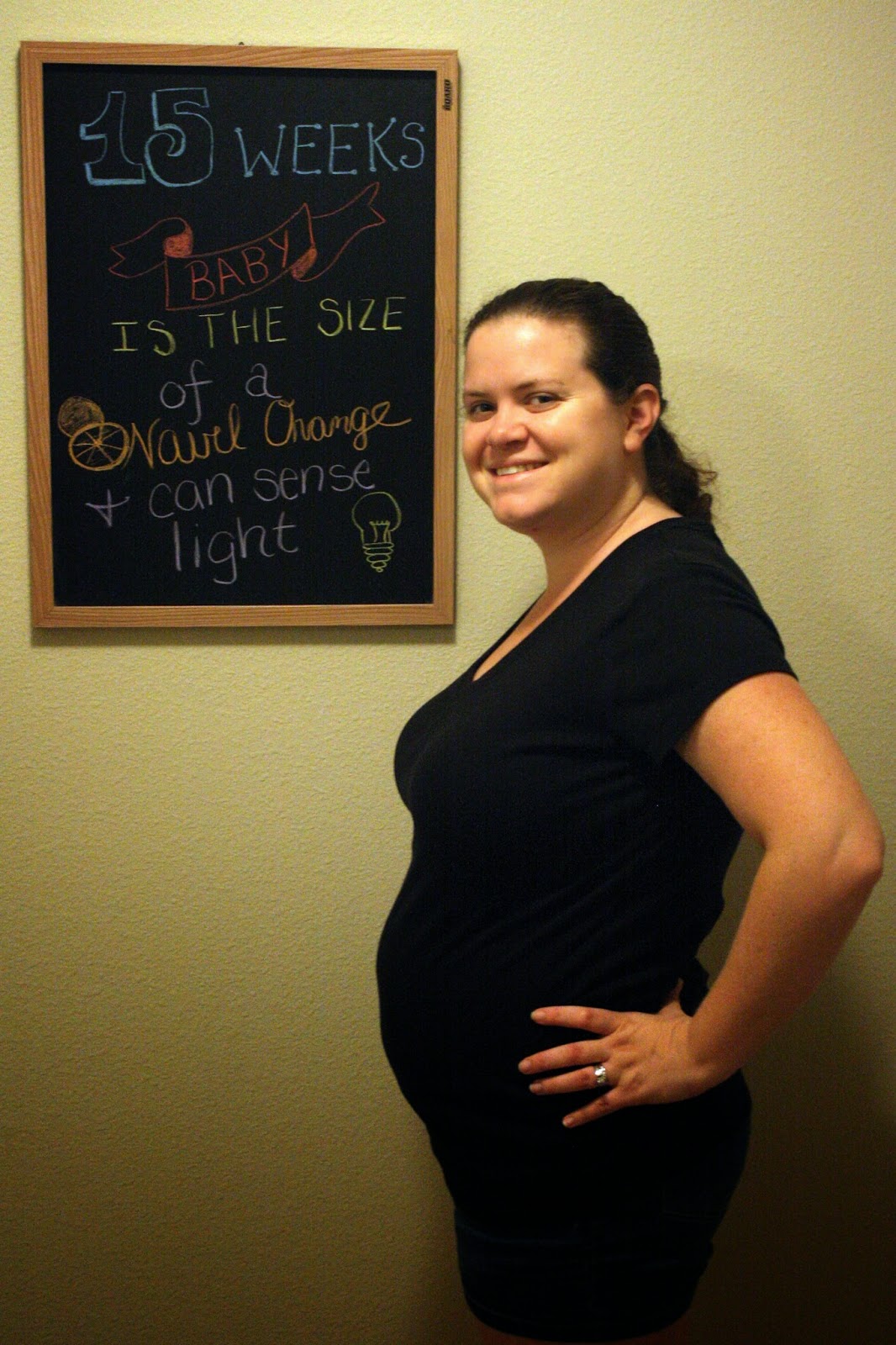 15 Weeks Pregnant Our Little Florida Orange