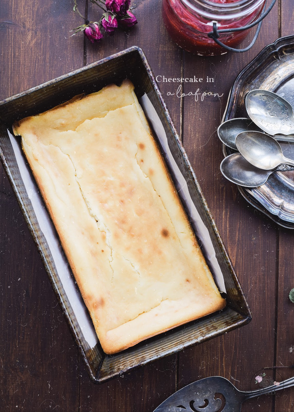Cheesecake in Loaf Pan Vanilla & Berries