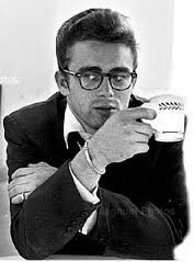All about eyes and cool people in glasses: James Dean King of Super Cool