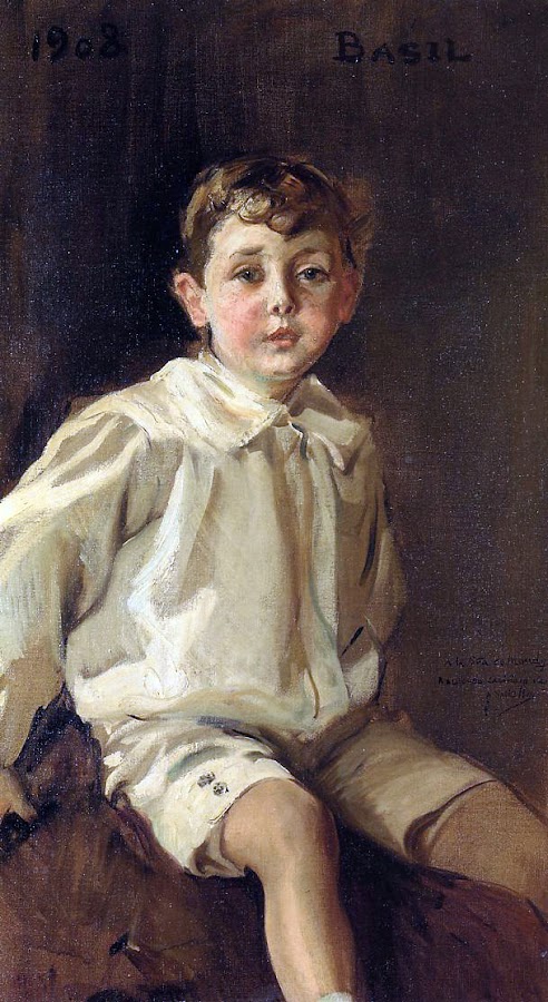 Retrato de Basil Mundy, Joaquín Sorolla Bastida, Joaquín Sorolla y Bastida, Retratos de Joaquín Sorolla, Joaquín Sorolla, Pintor español, Retratista español, Pintores Valencianos, Basil Mundy