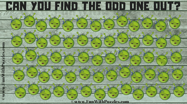 In this Find the Emoji Odd One Out Picture Puzzle, your challenge is to find the Emoji which is different