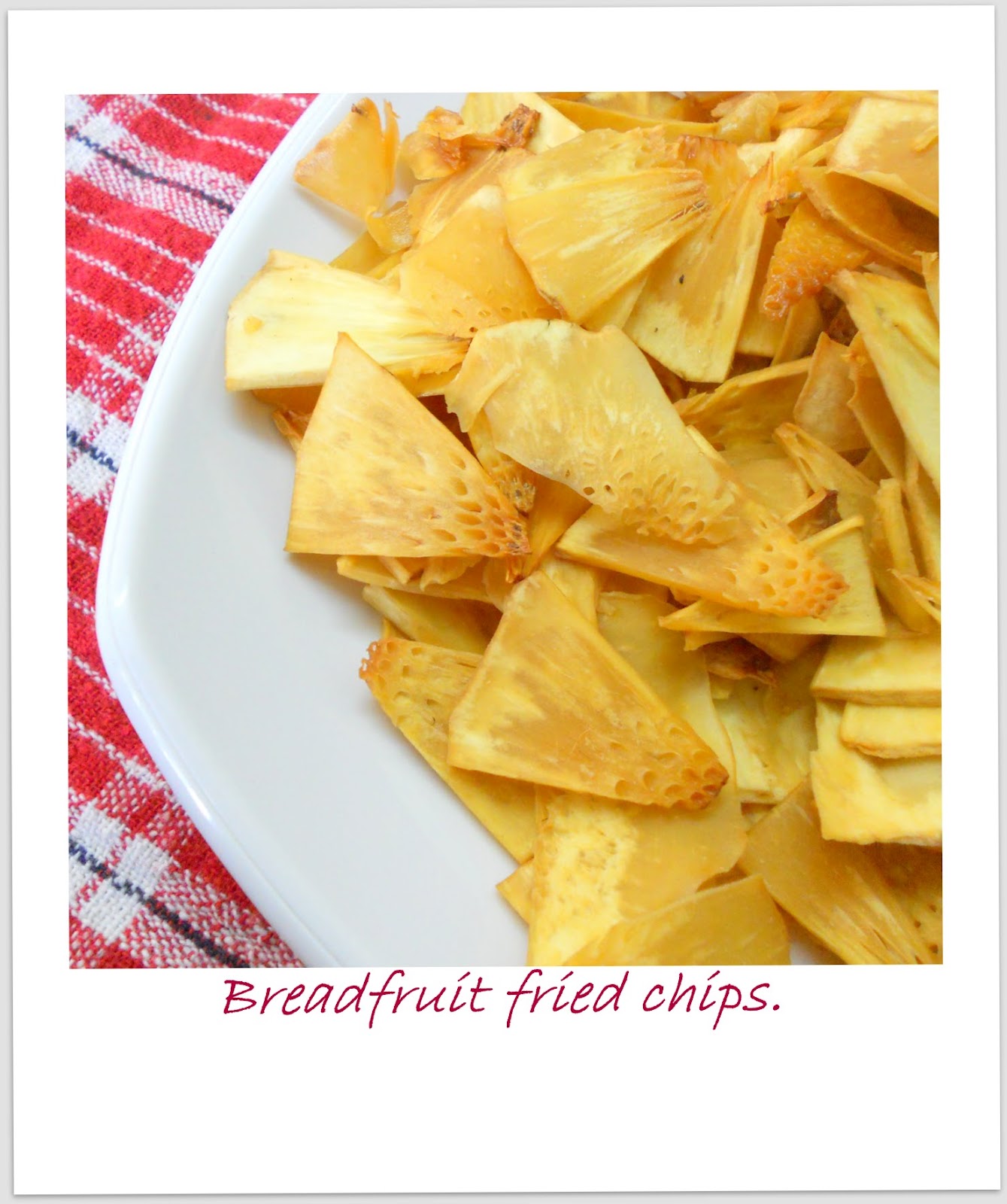 Breadfruit/Kadachakka Chips...step by step.
