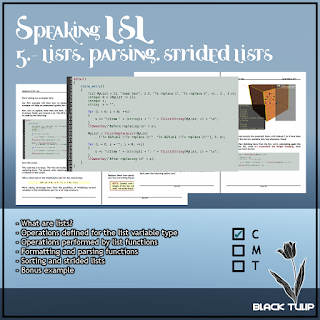 Speaking LSL 05 - Lists