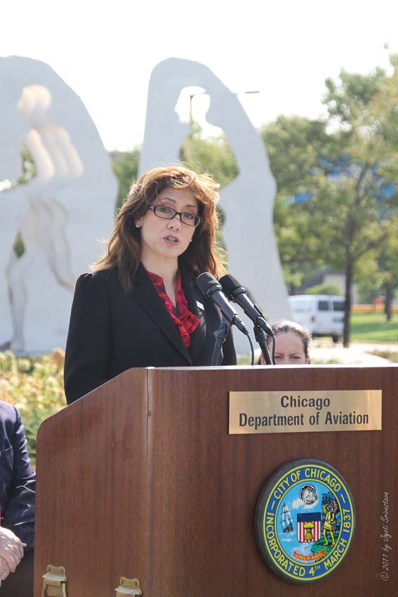 Public Art in Chicago: The Runners Dedication Ceremony [Sep 13, 2011]