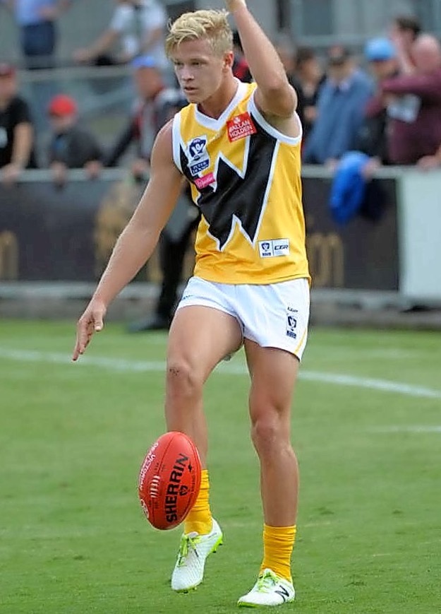 AFL player Corey Wagner.