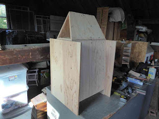 Folded Bass Horn - Two More Side Panels and "Roof" Folded Bass Horn - Two More Side Panels and "Roof"