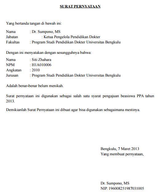 Berikut ini ialah sebuah pola surat pernyataan ketua RT yang menunjukan bahwa benar Contoh Surat Keterangan Warga Penduduk RT Singkat untuk Persyaratan Pengajuan