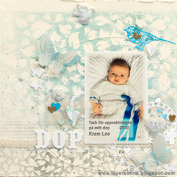 Layers of ink - Misted Layout Background by Anna-Karin Layers of ink - Misted Layout Background by Anna-Karin