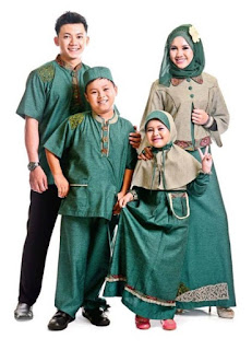Model Baju Couple Pesta Keluarga Muslim Modern Terbaru