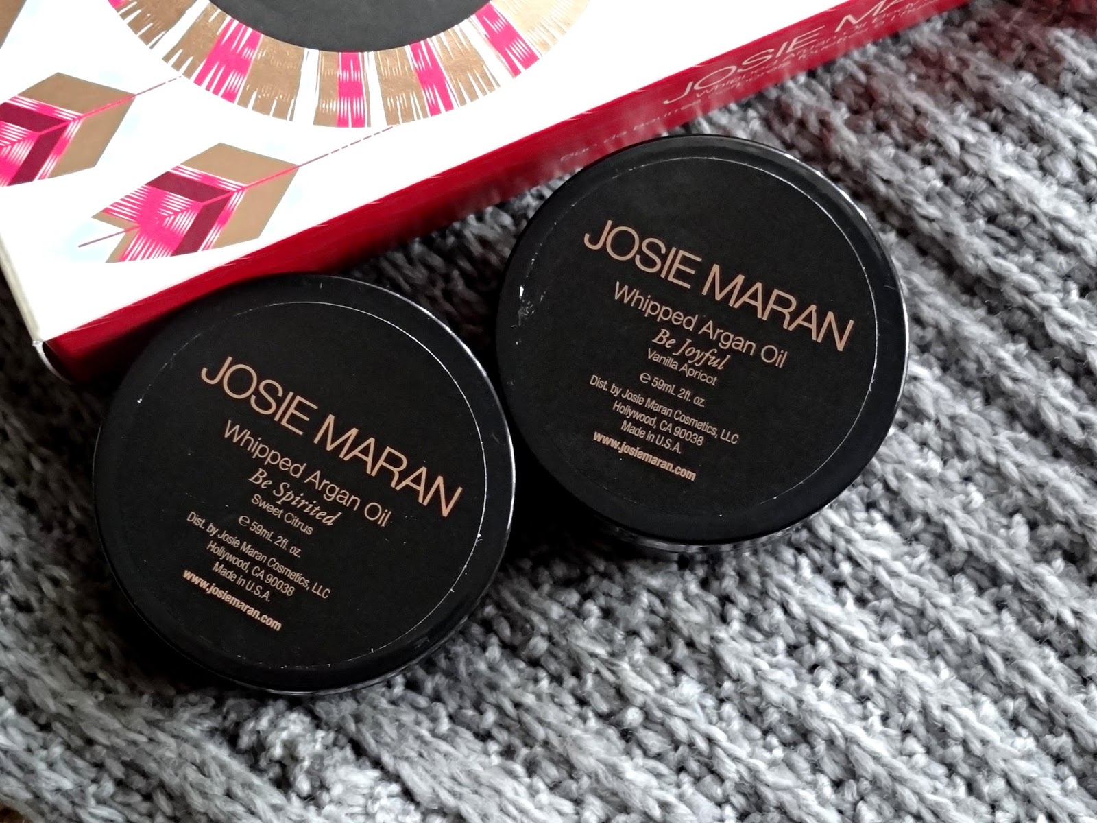 Josie Maran Winter Dreams Whipped Argan Oil Body Butter Duo