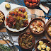 Genial einfacher Tapas Abend mit Frutti di Mare, Patatas Bravas, gebackenen Pilzen und Salzmandeln