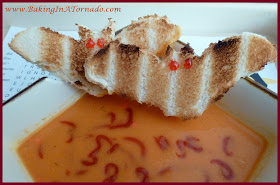 Blood (Homemade Tomato) Soup for Halloween | www.BakingInATornado.com | #recipe #Halloween