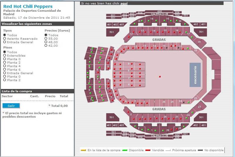 Red Hot Chili Peppers ¡20.000 entradas vendidas para España en 24 Horas!