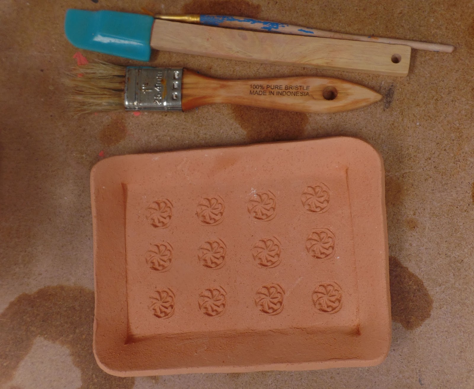 Blue Starr Gallery Brushing Glazes Tutorial