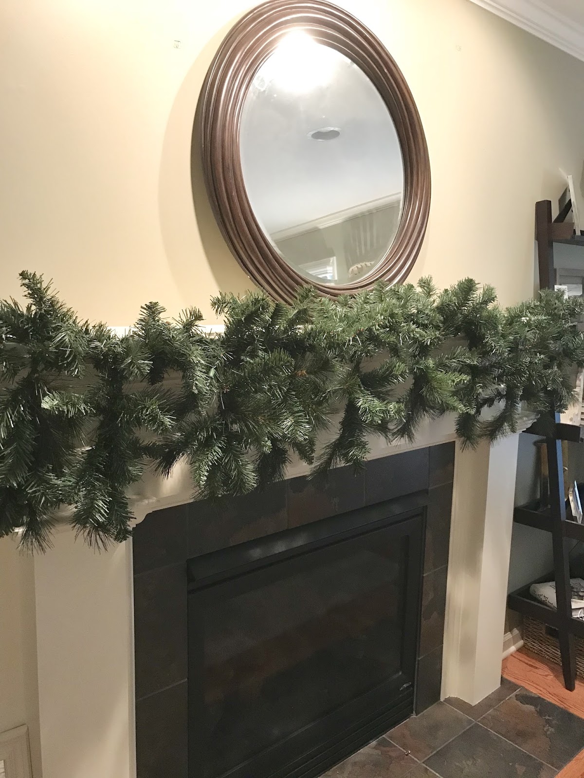 Cascading Christmas Garland How To Decorate A Christmas Mantel Updated Traditional Grandin