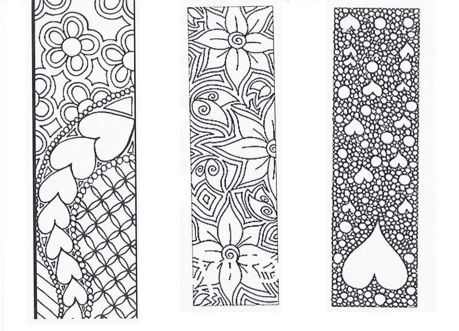 Marque Page Mandala A Imprimer Gratuit Le blog de Cathnounourse: marque-pages à décorer