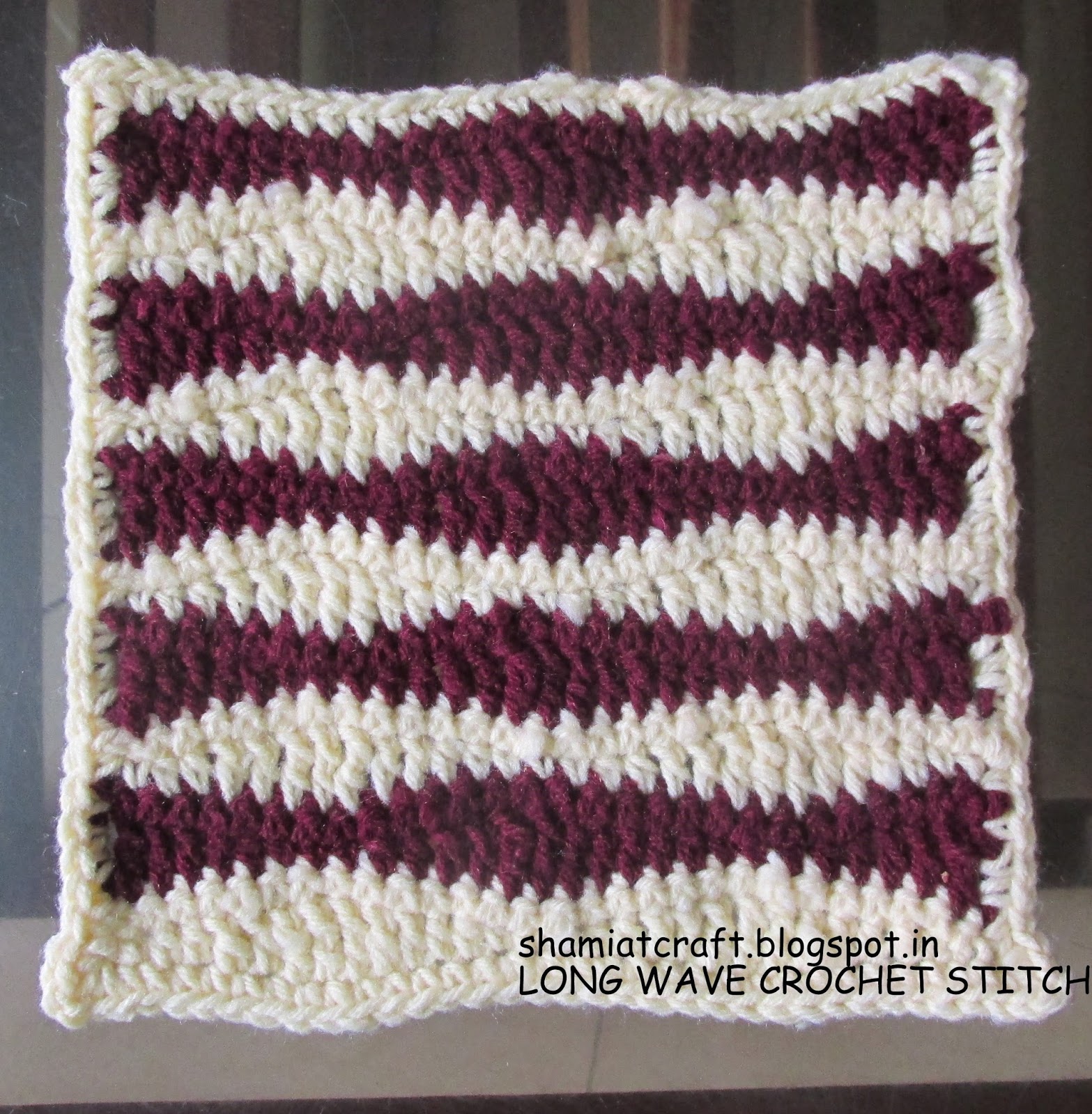 My craft works Crochet squares First set