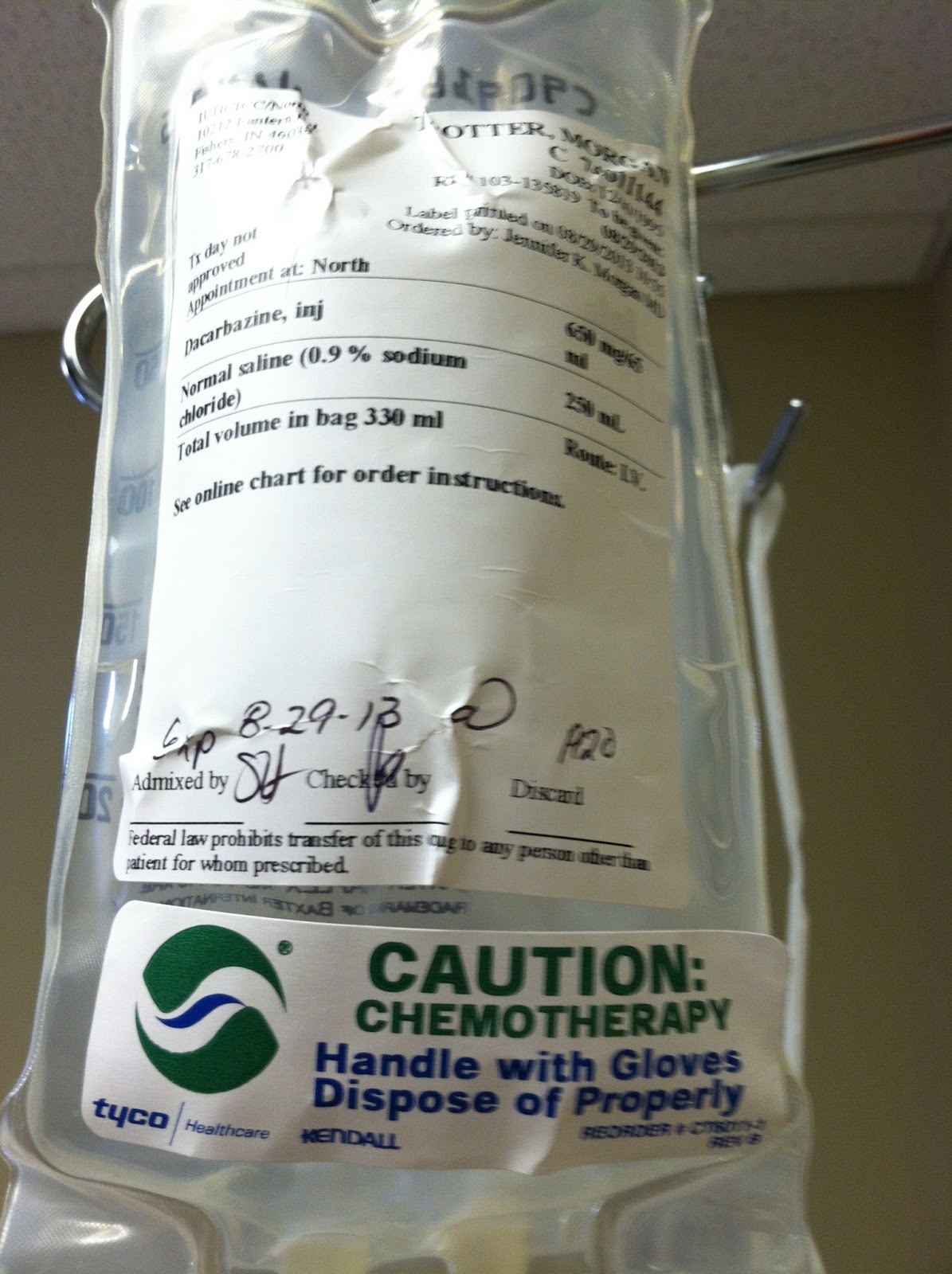 When Life Gives You Purple Flowers Pictures of My First Round of Chemo