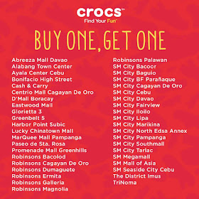 trinoma crocs