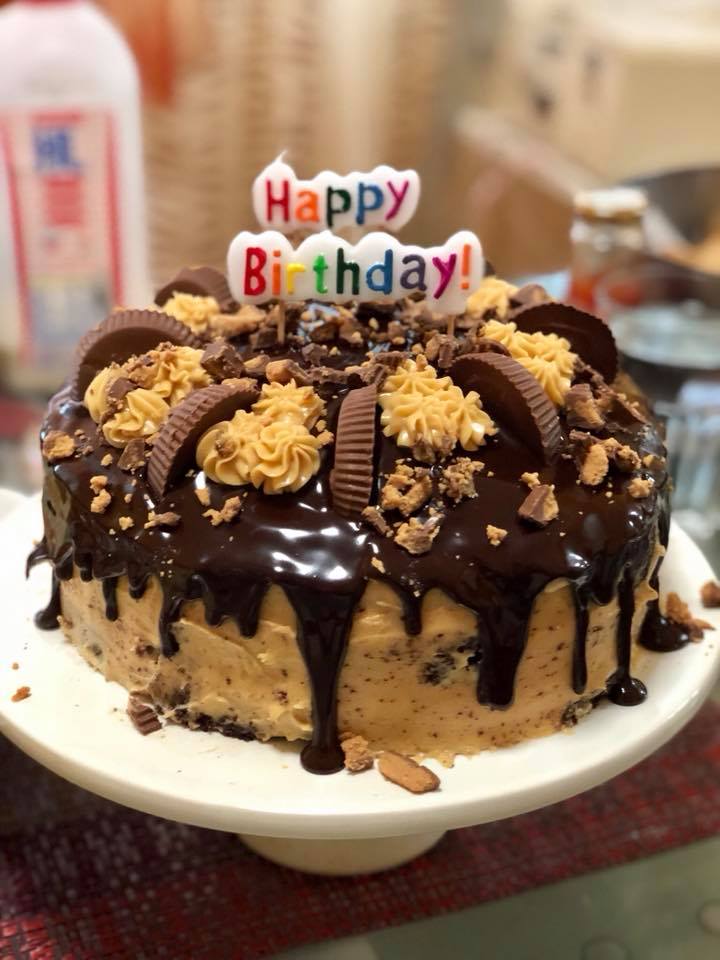 Peanut Butter Chocolate Reese's Birthday Cake Kocina De Pinay In