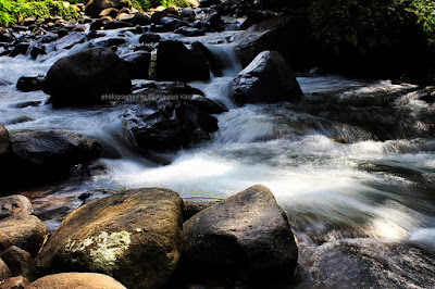 Kejernihan sungai Cireong Kejernihan sungai Cireong