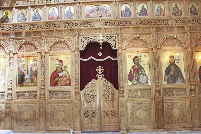 inside of Church of Timios Stavros