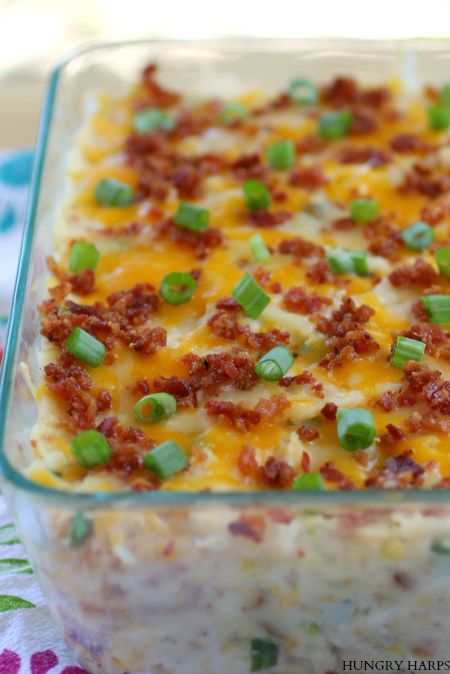 Hungry Harps: Loaded Mashed Potatoes {5 Ingredients}