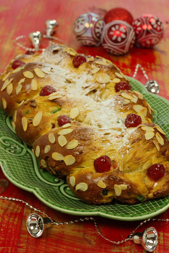 Cinco Quartos de Laranja: Vamos fazer pão: Trança de Natal