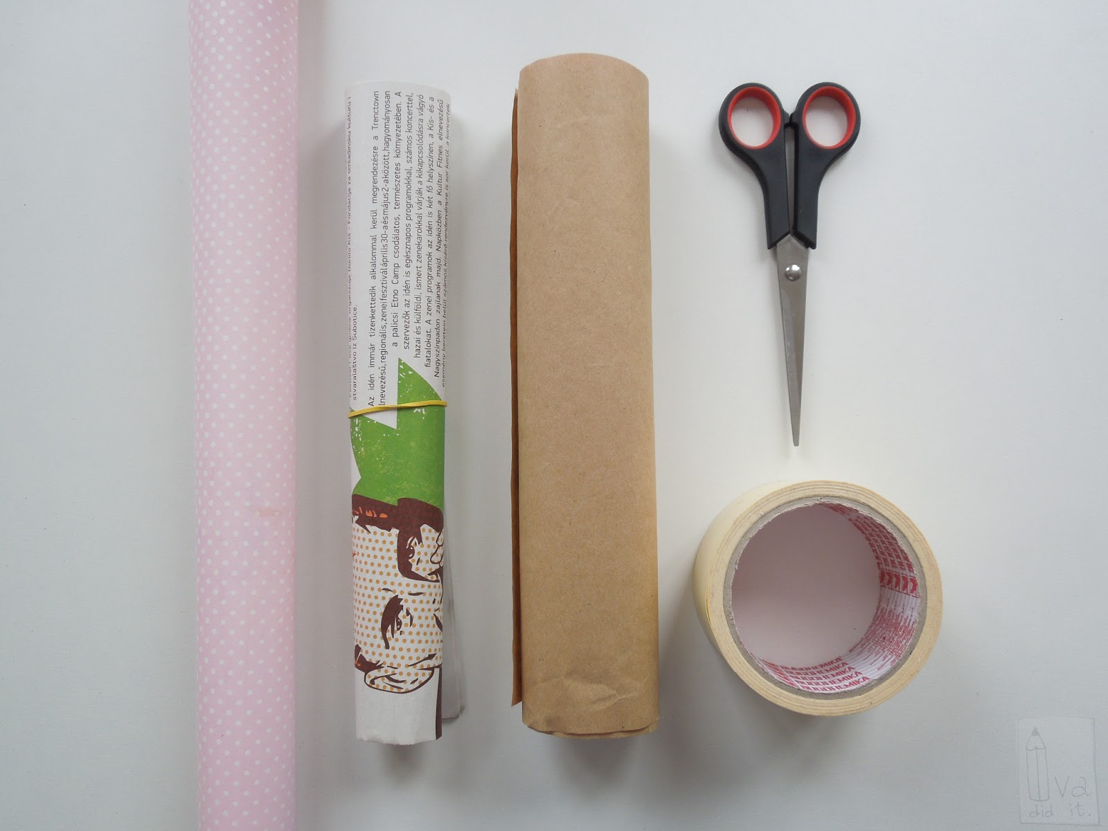 Iva did it. DIY paper tape/ washi tape