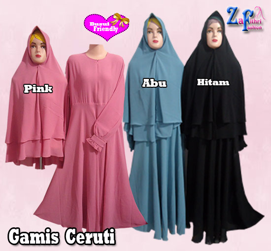 Gamis Syari Ceruti Set gamis syar i ceruti set lyra virna terbaru Gamis Syari Ceruti Set gamis syar i ceruti set lyra virna terbaru