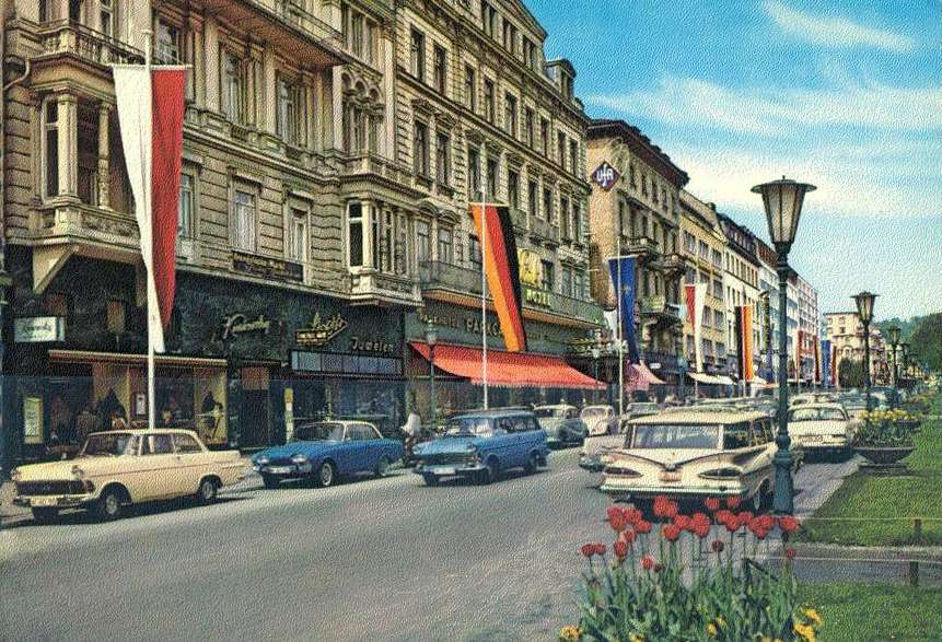 transpress nz cars in Wiesbaden, Germany, circa 1970