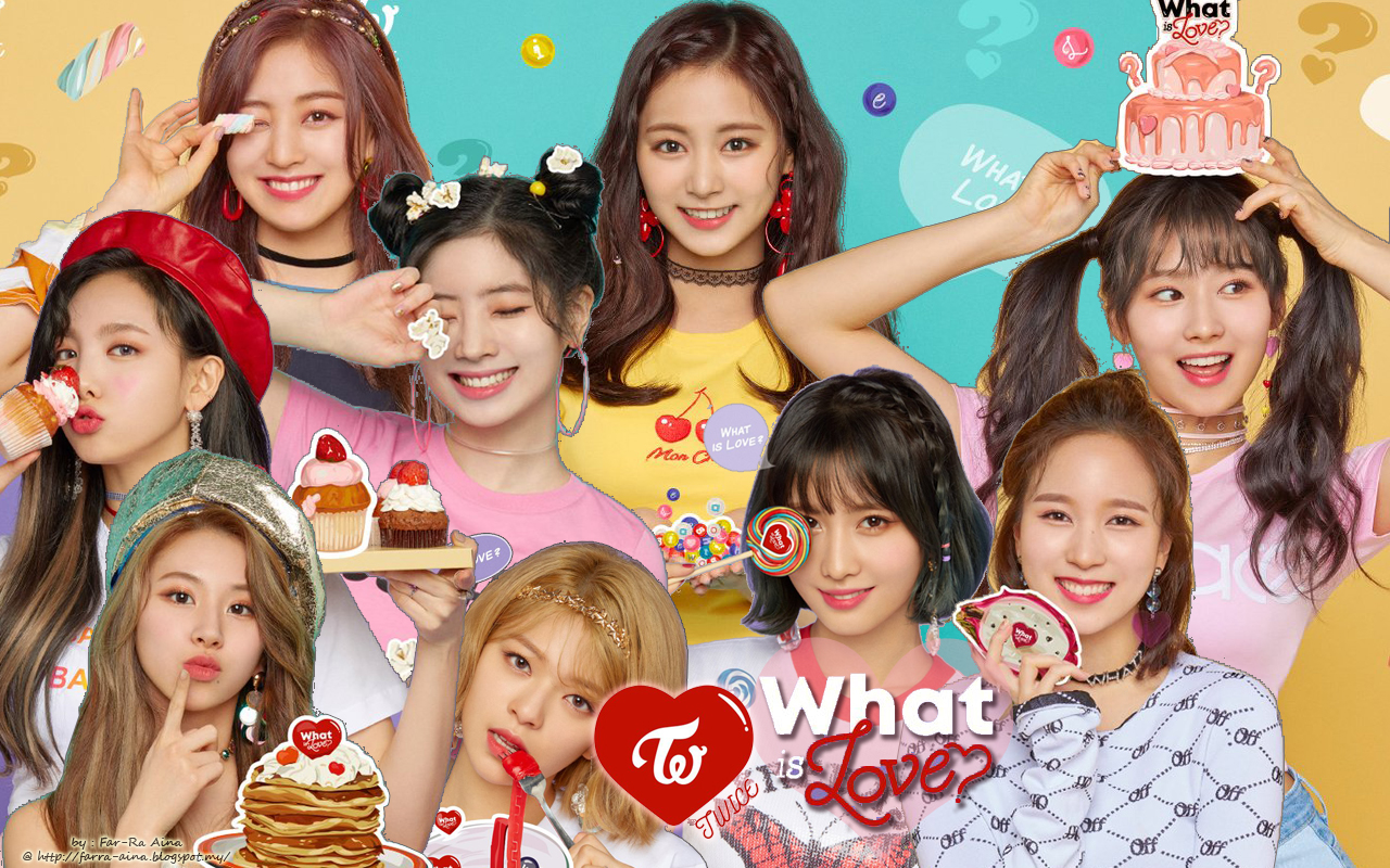 K Pop Lover Twice What Is Love Wallpaper