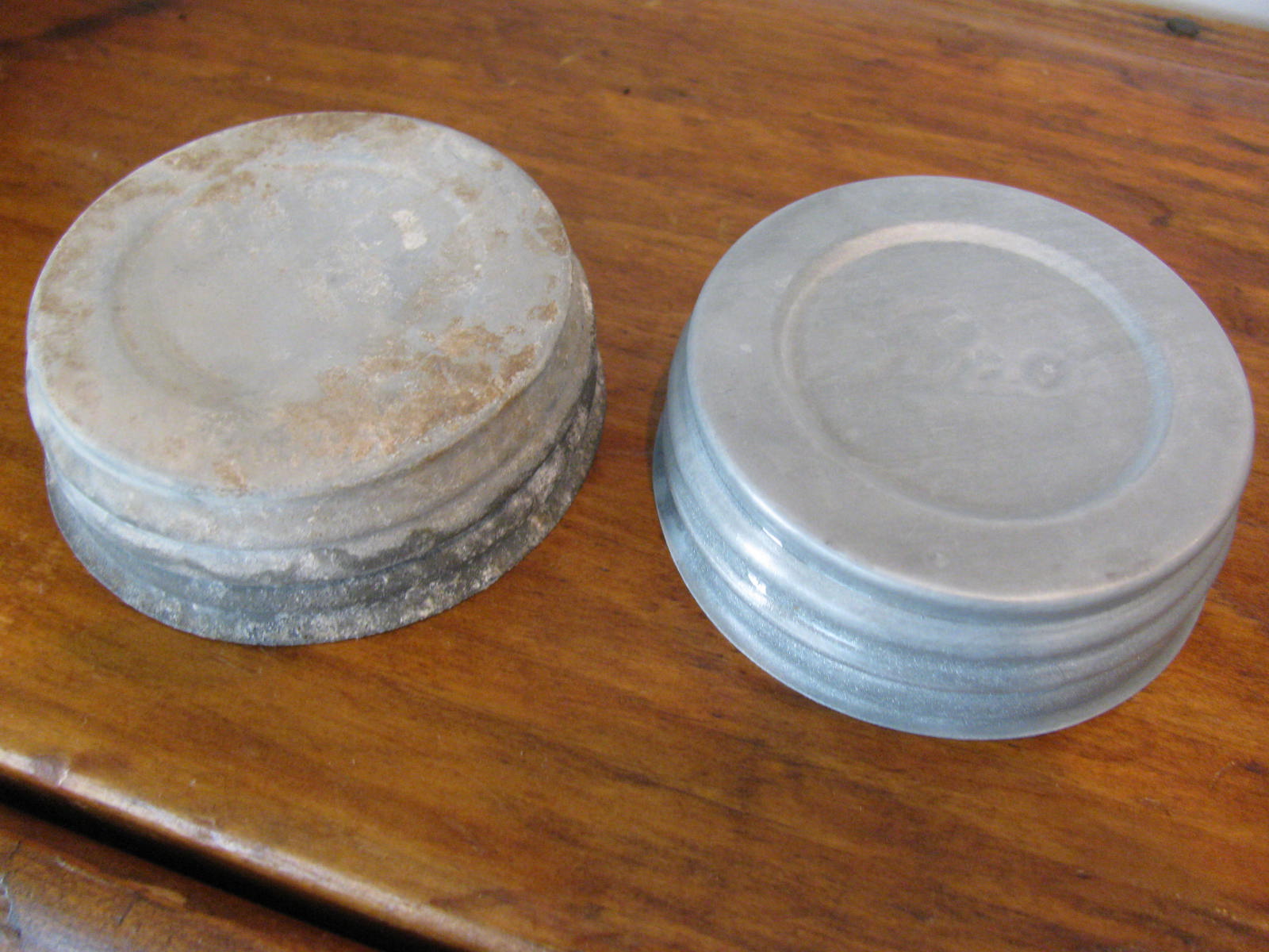 MAY DAYS How To Clean Zinc Lids from Ball Jars