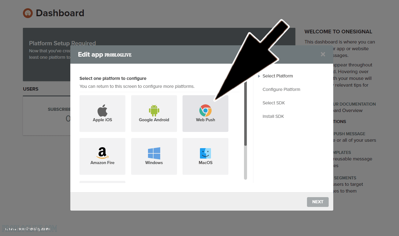How to Add Push Notifications In Blogger